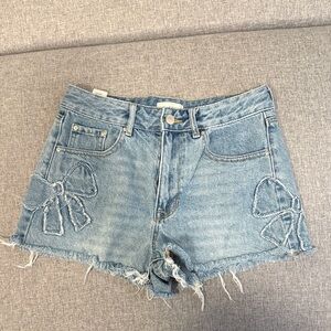 Pacsun High Rise Festival Bow Shorts